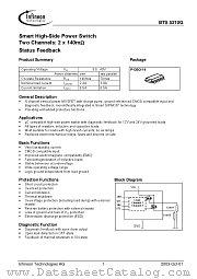 BTS 5210G datasheet pdf Infineon