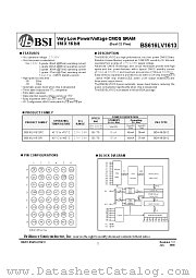 BS616LV1613 datasheet pdf Brilliance Semiconductor