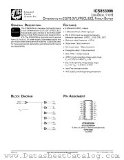 ICS853006 datasheet pdf Texas Instruments