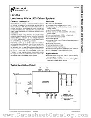 LM3570 datasheet pdf National Semiconductor