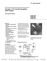 HLMP-0504-DEC00 datasheet pdf Agilent (Hewlett-Packard)