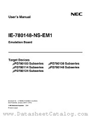 IE-780148-NS-EM1 datasheet pdf NEC