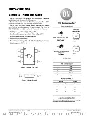 MC74VHC1G32DFT2 datasheet pdf ON Semiconductor