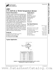 LM61BIM3 datasheet pdf National Semiconductor