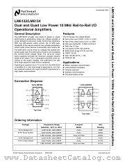LM6132BIMX datasheet pdf National Semiconductor