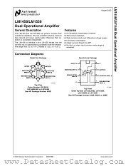 LM1558 MD8 datasheet pdf National Semiconductor