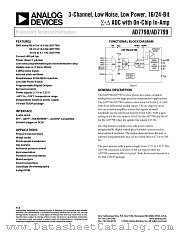 AD7798 datasheet pdf Analog Devices