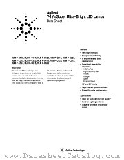 HLMP-C615-G0001 datasheet pdf Agilent (Hewlett-Packard)