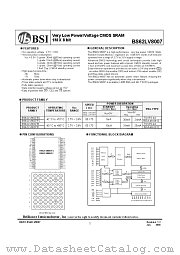 BS62LV8007 datasheet pdf Brilliance Semiconductor