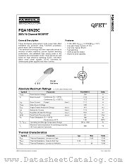 FQA16N25C datasheet pdf Fairchild Semiconductor