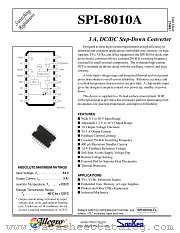 SPI-8010A datasheet pdf Allegro MicroSystems
