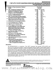 SN74GTLPH1616DGGR datasheet pdf Texas Instruments