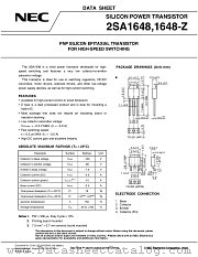 2SA1648-Z-T1 datasheet pdf NEC