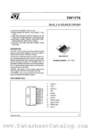 TDF1778SP datasheet pdf ST Microelectronics
