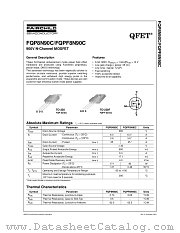 FQPF8N90C datasheet pdf Fairchild Semiconductor
