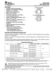 SN74LVC2G34YEPR datasheet pdf Texas Instruments