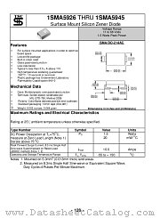 1SMA5939 datasheet pdf Taiwan Semiconductor