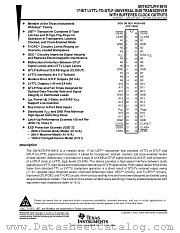SN74GTLPH16916 datasheet pdf Texas Instruments