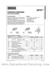 FQPF6N40C datasheet pdf Fairchild Semiconductor