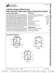LMP2012MMX datasheet pdf National Semiconductor