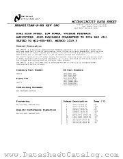 LM6172IMX datasheet pdf National Semiconductor