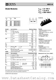 MDD44-16N1B datasheet pdf IXYS