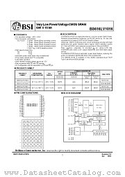 BS616LV1016 datasheet pdf Brilliance Semiconductor