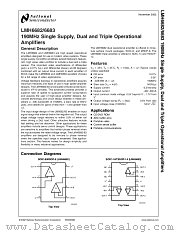 LMH6682MAX datasheet pdf National Semiconductor