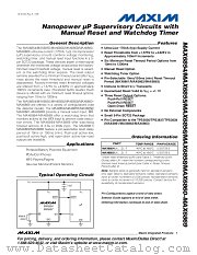 MAX6863 datasheet pdf MAXIM - Dallas Semiconductor