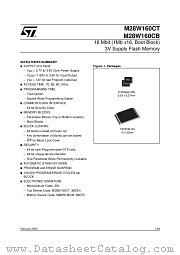 M28W160CT70N1T datasheet pdf ST Microelectronics