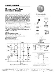LM385B datasheet pdf ON Semiconductor