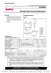 ECH8609 datasheet pdf SANYO