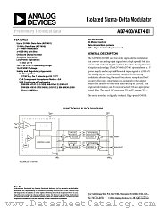 AD7401 datasheet pdf Analog Devices