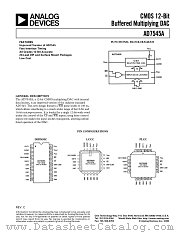AD7545ABCHIPS datasheet pdf Analog Devices