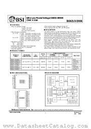 BS62UV2006 datasheet pdf Brilliance Semiconductor