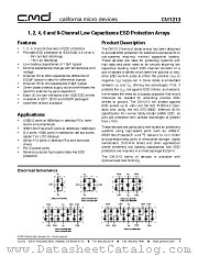 CM1213-06MR datasheet pdf California Micro Devices Corp