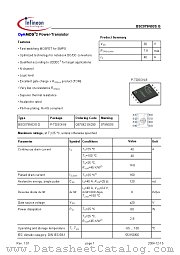 BSC079N03S datasheet pdf Infineon