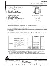 SN74LVC2G66YEAR datasheet pdf Texas Instruments