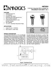AMT8504 datasheet pdf Anadigics Inc