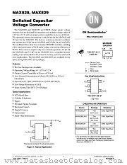 MAX829 datasheet pdf ON Semiconductor