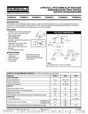 FODM3011V datasheet pdf Fairchild Semiconductor