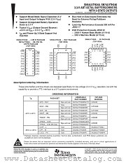SN74LVTH240RGYR datasheet pdf Texas Instruments