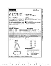 74ACTQ573QSCX datasheet pdf Fairchild Semiconductor