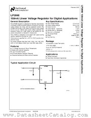 LP3990SD-2.5 datasheet pdf National Semiconductor