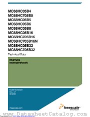 68HC05B8 datasheet pdf Freescale (Motorola)