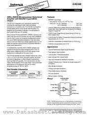 CA5160 datasheet pdf Intersil