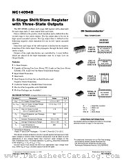 MC14094BF datasheet pdf ON Semiconductor