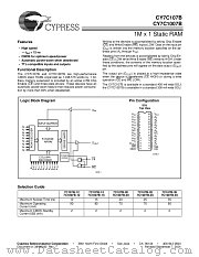 CY7C107B datasheet pdf Cypress