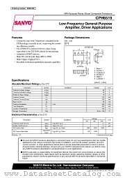 CPH6519 datasheet pdf SANYO