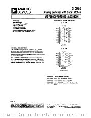 AD7592DIKN/+ datasheet pdf Analog Devices
